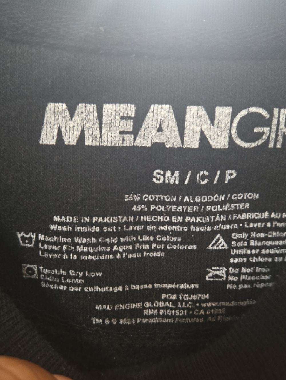 Mean Girls "That's So Fetch" Black Sweatshirt with Pink Graphic - Picture 3 of 3